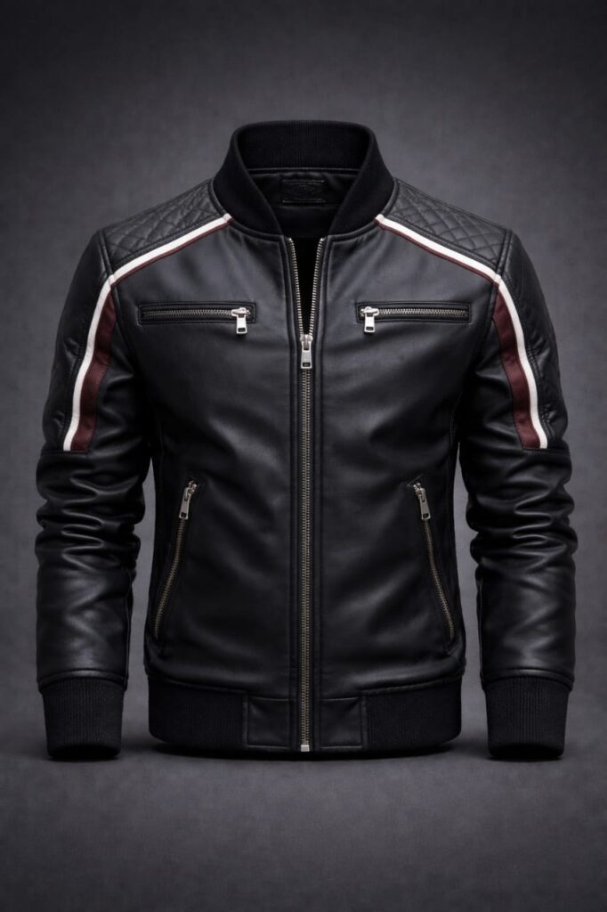 Black Biker Jacket