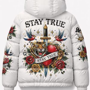 white puffer jacket