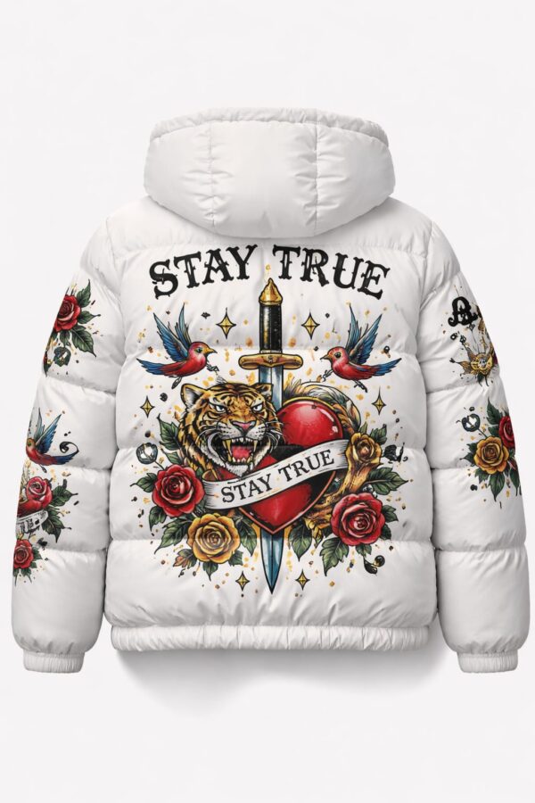 white puffer jacket