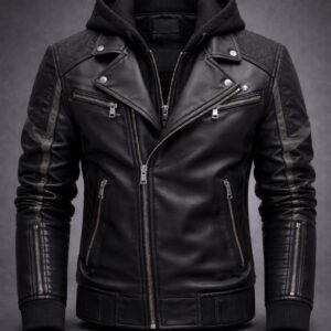 blaack biker jacket