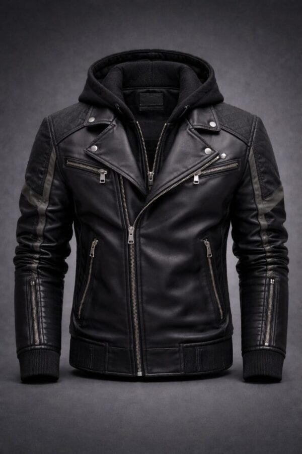 blaack biker jacket