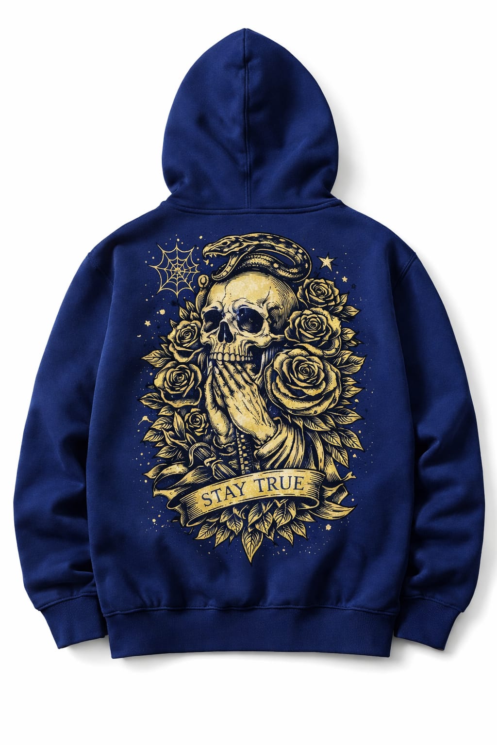dark blue hoddie