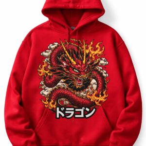 red hoddie